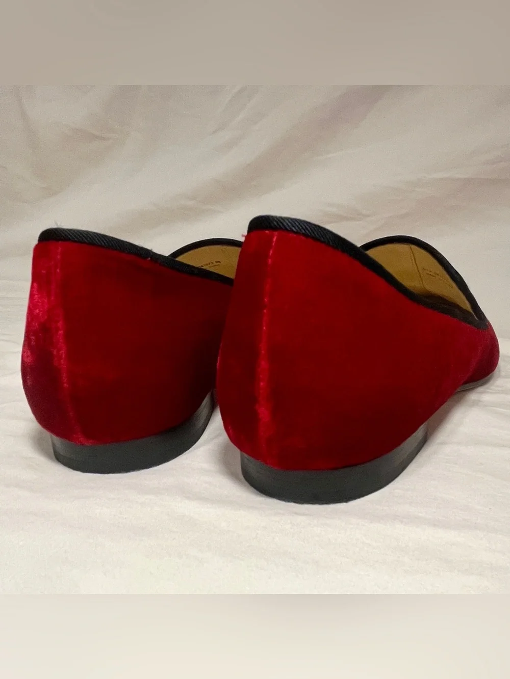 Cole Haan | Red Velvet Smoking Slipper Loafers | Size 9 | VTG | Pre-Owned